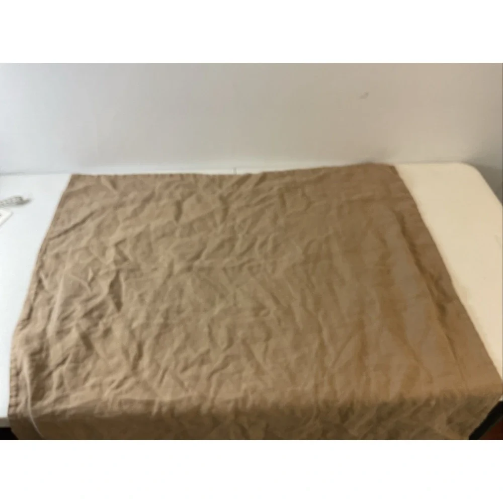 Bella Notte Linens Euro Pillow Sham Brown Mother of Pearl Plain Edge Made in USA